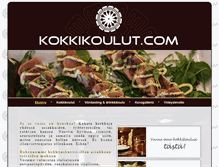 Tablet Screenshot of kokkikoulut.com